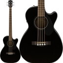 楽器種別：新品アコースティック／エレアコベース/Fender Acoustics 商品一覧＞＞アコースティック／エレアコベース【30，000円〜65，000円】 商品一覧＞＞当店のベースは、出荷前に専門スタッフが検品・調整しているので安心です！Fender Acoustics CB-60SCE (Black)商品説明CB-60SCEはClassic Designシリーズ唯一のアコースティック・ベースです。全てのClassic Designシリーズ製品と同様、スリムで丁寧なエッジ加工が施された「Easy-to-Play」ネックを装備し、優れたプレイヤビリティを実現します。CB-60SCEはボディトップに単板スプルース、ボディバックとサイドにはマホガニーを採用し、スムーズで明瞭度の高い低域を提供します。柔軟なサウンド設計が可能なFishmanピックアップ・システムを内蔵し、ライブでもスタジオでも、アンプラグドなパフォーマンスを行う際の最適なベースギア・チョイスとなることでしょう。※画像はサンプルです。材質の特性上、木目/色合いは一本ごとに異なります。商品詳細■Body Shape: Concert■Body Top: Solid Spruce■Back and Sides: Laminated Mahogany■Body Finish: Gloss■Bracing: Scalloped X■Rosette: CD Series Pearloid■Neck: Mahogany， Fender ‘Easy-to-Play’ shape with rolled fretboard edges■Neck Finish: Gloss■Fingerboard: Laurel， 12 (305 mm)■Frets: 22， Vintage Style■Position Inlays: 3mm Pearloid Acrylic Inlay Dot■Nut (Material/Width): Plastic， 1.69 (43 mm)■Truss Rod: Dual-Action■Tuning Machines: Chrome Die-Cast■Scale Length: 32 (813 mm)■Bridge: Rosewood■Pickguard: Black■Special Electronics: Fishman CD Preamp■Controls: Volume， Bass， Middle， Treble■Hardware Finish: Chrome※ソフトケース付属イケベカテゴリ_ベース_アコースティック／エレアコベース_Fender Acoustics_新品 JAN:0885978875542 登録日:2021/04/15 エレアコベース アコべ アコースティックベース フェンダー ふぇんだー