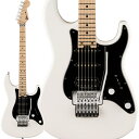 楽器種別：新品エレキギター/Charvel 商品一覧＞＞エレキギター【135，000円〜255，000円】 商品一覧＞＞当店のギターは、出荷前に専門スタッフが検品・調整しているので安心です！Charvel MJ So-Cal Style 1 HSS FR M (Snow White/Maple)商品説明Charvelギターが日本で独占的に製造されていた80年代後半に想いを馳せ、日本製で甦らせる、エキサイティングなMJシリーズ。絶妙なスタイルを持つMJシリーズは、最上級の仕様と仕上がりで、Charvelが誇る比類なきハイパフォーマンスデザインのレガシーと見事に融合しています。MJ So-Cal Style 1 HSS FR Mのアルダーボディには、ハイポジションでのリフを快適に弾くためのシュレッダーズヒールカットが施されており、手作業によって丁寧にフィニッシュされたウレタンバック仕様のグラファイト補強ロッド内蔵のボルトオン式メイプルネックを装備しています。シームレスなコード弾きから素早いソロプレイまで対応する12〜16インチコンパウンドラジアスメイプル指板は、エッジを快適にロールオフ処理しており、24本のジャンボフレット、ブラックドットインレイを配しています。ヒールマウントのトラスロッド調整ホイールでネック調整が容易に行えます。ダイレクトマウントのSeymour Duncan JB TB-4ブリッジハムバッカーを採用したHSSピックアップ構成は、気品のあるハイエンドと明瞭度の高いローエンドとともに、アタック感のあるミッドレンジを提供します。ダイレクトマウントのSeymour Duncan Custom Flat Strat SSL-6ミドル＆ネックピックアップは、高出力でダイナミックなストラトキャスタートーンを奏でます。その他、5ウェイブレードスイッチング、ボリュームコントロール、No-Loadトーンコントロール、Gotoh GE1996Tダブルロッキングトレモロ、Gotohダイキャストチューニングマシンなど、プレミアムな機能を備えています。※画像はサンプルです。商品の特性上、木目や色合いは一本一本異なります。商品詳細NeckFingerboard Material：MapleFingerboard Radius：12 - 16 inch Compound Radius (304.8 mm to 406.4 mm)Headstock：Licensed Fender StratocasterNeck Construction：Bolt-On with Graphite ReinforcementNeck Finish：Hand-Rubbed OilNeck Material：MapleNumber of Frets：24Nut Material：Floyd Rose 1000 Series LockingNut Width：1.6875 inch (42.86 mm)Position Inlays：Black DotTruss Rod Nut：Heel-Mount Truss Rod Adjustment WheelBodyBody Finish：GlossBody Material：AlderBody Shape：So-Cal Style 1HardwareBridge：Gotoh GE1996T Series Double-Locking Tremolo (Recessed)Control Knobs：Knurled Flat-TopHardware Finish：ChromeNeck Plate：4-Bolt Sculpted HeelPickup Guard：1-Ply BlackSwitch Tip：BlackStrap Buttons：Dunlop Dual-LockingStrings：Nickel Plated Steel (.009-.042 Gauges)Tuning Machines：Gotoh Die-CastElectronicsBridge Pickup：Seymour Duncan JB TB-4Controls：Volume， ToneMiddle Pickup：Custom Seymour Duncan Flat Strat SSL-6 Single-CoilNeck Pickup：Custom Seymour Duncan Flat Strat SSL-6 Single-CoilPickup Configuration：HSSPickup Switching：5-Position Blade: Position 1. Bridge Pickup， Position 2: Bridge Inner Coil and Middle， Position 3: Bridge Outer Coil and Neck Pickups， Position 4: Middle and Neck Pickups， Position 5: Neck Pickupセミハードケース付属イケベカテゴリ_ギター_エレキギター_Charvel_新品 JAN:0885978208777 登録日:2024/04/26 エレキギター シャーベル