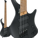 楽器種別：新品エレキベース/Ibanez 商品一覧＞＞エレキベース/Ibanez/EHB (Ergonomic Headless Bass) 商品一覧＞＞エレキベース【90，000円〜175，000円】 商品一覧＞＞当店のベースは、出荷前に専門スタッフが検品・調整しているので安心です！Ibanez Bass Workshop EHB1005MS-BKF [マルチスケール採用モデル]商品説明EHB 究極のエルゴノミック・ヘッドレス・ベース5弦マルチスケール・モデルErgonomic Headless Bassヘッドレス・スタイル最大の利点である持ち運びやすさに加えて、演奏のしやすさを兼ね備えたベース。そしてなによりも、ベース・サウンドに対する工夫。従来、「鳴らない」とか「使い難い」と言われることが多かったヘッドレスを、Ibanez Bass Workshopが見つめなおし、全く新しいヘッドレス・ベースEHBを作り上げました。それは他のヘッドレス・モデルの真似ではなく、既存デザインあるいはシェイプの単なるヘッドレス化でもありません。Ibanez の新たなベース、EHBの誕生です。立奏座奏を問わず完璧なバランスで奏者に収まるよう、人間工学に基づいて設計したEHB ボディ ・デザインホーンは立奏時にボディとネックとのバランスを取るとともに持ちやすい形状に、高音弦側のボディ・カーブは特に座奏時のフィット感とバランスを重視して設計しました。ボディ表面の肘が当たる部分には傾斜をつけるコンター加工 を入れています。また、体に触れる部分のボディ・エッジにはすべて滑らかなRをつけて処理しています。ボディ裏面は低音弦に向かって薄くなるよう大胆にカットを施しています。これは座奏時にフィット感を高めるとともに、指板インレイを見る目線の角度を考慮して設計しています。併せてハイ・フレット域へのアクセスを容易にするため、高音弦側のホーン裏はスクープするようにカット加工しています。ボディの鳴りをより感覚的に感じられるチェンバー加工ホロウ・ボディのようにボディ内の振動をそのまま体感することで、奏者は自身の鳴らしている音をより認識できるでしょう。また、僅かながら軽量化にもつながっています。Vari Mid 3 Band EQ w/EQ bypass switchVariable frequency control for Mid EQの略称が示す通り、Midのコントロールに融通を利かせたEQです。通常、3バンドEQと言えば、HIGH/MID/LOWのように帯域を3つに分割して開発者が任意に指定した周波数域のフォーカスに合わせ、ブーストあるいはカットのコントロールをするものですが、このVari Midではユーザーが任意にMidのフォーカスを合わせられるのです。例えばほぼベースの音域に当たる100HzにMidを合わせ、そこをブーストすることで、低音への不足感を補うことが出来ます。Bartolini BH2 pickupタイトなボトム・エンドと豊かなミッドレンジとともに、バランスの良いウォームなレスポンスが特徴の、Bartolini BH2 ピックアップを搭載しています。※製品の特性上、杢目・色合いは1本1本異なります。Neck type: EHB5 5pc Roasted Maple/Walnut neck w/Graphite reinforcement rodsBody: American Basswood bodyFretboard: Roasted Birdseye Maple fretboard w/Abalone off set dot inlayFret: Medium Stainless SteelBridge: MR5HS bridge (18mm string spacing)Neck pickup: Bartolini BH2 neck pickupBridge pickup: Bartolini BH2 bridge pickupEqualizer Vari-mid 3 band EQ w/EQ bypass switch (passive tone control on treble pot)Machine Head: Ibanez custom headpiecesHardware color: BlackString gauge: .045/.065/.080/.100/.130 D'Addario EXL170 5SL)Neck DimensionsScale: 889-838mm / 35-33Width at Nut: 45mmWidth at Last Fret: 74mmThickness at 1st: 19.5mmThickness at 12th: 21.5mmRadius: 500mmRソフトケース付き◆Color:・BKF (Black Flat)イケベカテゴリ_ベース_エレキベース_Ibanez_EHB (Ergonomic Headless Bass)_新品 JAN:4549763228529 登録日:2020/08/07 エレキベース アイバニーズ イバニーズ