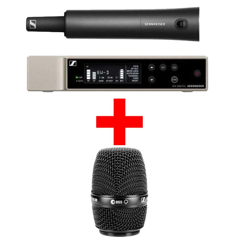 SENNHEISER (Evolution Wireless Digitalシリーズ)EW-D SKM-S BASE SET (T12) +【MME 865-1 BK 専用カプセルセット】(ゼンハイザー)(ワイヤレスマイク)(ハンドマイクベース+カプセルセット)
