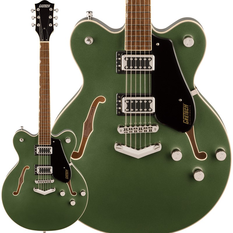 GRETSCH G5622 Electromatic Center Block Double-Cut with V-Stoptail (Olive Metallic/Laurel)