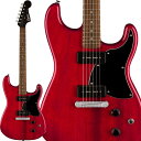 楽器種別：新品エレキギター/Squier by Fender 商品一覧＞＞エレキギター/Squier by Fender/Stratocaster 商品一覧＞＞エレキギター【40，000円〜85，000円】 商品一覧＞＞当店のギターは、出荷前に専門スタッフが検品・調整しているので安心です！Squier by Fender Paranormal Strat-O-Sonic (Crimson Red Transparent/Laurel Fingerboard)商品説明PARANORMAL STRAT-O-SONIC2000年代初期に登場したフェンダーギターをリバイバルしたStrat-O-Sonicは、Stratocasterの特徴的な機能にユニークなモディファイを加え、特別なSquierモデルに仕上がっています。フェンダーデザインのアルニコソープバーシングルコイルピックアップを2基搭載し、3ウェイスイッチング、Push/Pullコントロールによるシリーズ／パラレルワイヤリングの切り替え、ポジション2でのフェイズスイッチング、短く演奏しやすい24.75インチのショートスケール、ラップアラウンドスタイルのブリッジを備えたこのParanormalシリーズモデルは、フェンダーの代表的なモデルに大胆で新しいアクセントを添えます。さらに、スリムで快適なCシェイプネック、演奏性の高い12インチラジアス指板、滑らかで自信に満ちた感触をもたらすグロスネックフィニッシュ、スムーズで正確なチューニングを可能にするヴィンテージスタイルのチューニングマシンなど、プレイヤーに優しいディテールが満載です。※画像はサンプルとなります。製品の特性上、杢目・色合いは1本1本異なります。商品詳細Body Material: OkoumeBody Finish: Gloss PolyurethaneNeck: Maple， C ShapeNeck Finish: Gloss UrethaneFingerboard: Laurel， 12 (305 mm)Frets: 22， Narrow TallPosition Inlays: Pearloid Dot (Laurel)Nut (Material/Width): Graphite， 1.650 (42 mm)Tuning Machines: Vintage-StyleScale Length: 24.75 (629 mm)Bridge: Compensated Wrap-AroundPickguard: 3-Ply BlackPickups: Fender(R) Designed Alnico Soapbar Single-Coil (Bridge)， (Middle)， Fender(R) Designed AlnicoSoapbar Single-Coil (Neck)Pickup Switching: 3-Position Toggle: Position 1. Bridge Pickup， Position 2. Bridge And Neck Pickups， Position3. Neck PickupSpecial Electronics:Push/Pull Volume Knob Selects Pickups In Series (Up) And Parallel (Down) In Position 2，Push/Pull Tone Knob Selects Pickups In-Phase (Down) And Out-Of-Phase (Up) In Position2Controls: Master Volume (Push/Pull)， Master Tone (Push/Pull)Control Knobs: Black Bell-StyleHardware Finish: ChromeStrings: Nickel Plated Steel (.009-.042 Gauges)ソフトケース付属イケベカテゴリ_ギター_エレキギター_Squier by Fender_Stratocaster_新品 JAN:0717669814939 登録日:2023/07/25 エレキギター スクワイヤー スクワイアー フェンダー ストラト ストラトキャスター