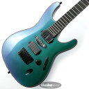 楽器種別：新品エレキギター/Ibanez 商品一覧＞＞エレキギター【95，000円〜190，000円】 商品一覧＞＞当店のギターは、出荷前に専門スタッフが検品・調整しているので安心です！Ibanez Axion Label S671ALB-BCM商品説明Thinボディ・ギターのパイオニア、Sのアクシオン・レーベルNewモデル- ボディ・エッジの厚みを可能な限り薄く両面アーチ（曲面）形状で仕上げたオリジナルSボディ30年以上の歴史を誇る「薄型ボディ・ギターの先駆者」です。材料には中低音域特性に優れるニャトー材を選択しています。- 5pcのパンガパンガ材とウォルナット材とで構成した高剛性Nitro Wizard（ナイトロ・ウィザード）ネック高プレイアビリティを追求した薄いシェイプながら硬質な木材を組み合わせることで剛性と豊かなサステインをも獲得しています。- マカッサル・エボニー材指板エボニー材と似た特徴を持ち、硬質で音の立ち上りに優れています。- Sub-zeroトリートメントを施したニッケル・シルバー・フレット摂氏ゼロ度以下の特別な冷却行程を経ることで安定性/耐久性を通常よりも向上させたニッケル・シルバー（洋白）フレットを装備しています。- Fishman製 Fluence ピックアップ w/Voicingスイッチ歯切れがよくひりつくようなクランチ、かつピュアでタイトなベースで現代的なうなりが特徴のModern Active High Outputモード（Voice1）と、オーガニックかつ高出力なトーンで、優れたディストーション・キャラクターとFluenceならではのダイナミクス、さらに反応の良さが特徴のModern Passive Attackモード（Voice2）を、ボリューム・ノブのプッシュ/プル操作で選択可能です。006Pアルカリ電池使用。- Gibraltar Standard II ブリッジ極限まで低く設計したベース・プレートにより、ロー・プロファイル化とピッキング&ストロークでのストレス低減を実現しました。また、四方をボディにしっかりと固定する設計により、優れたレゾナンスを発揮します。- Gotoh MG-T ロッキング・マシンヘッド搭載弦交換の利便性を追求し、チューニング・スタビリティに定評のあるGotoh製MG-T ロッキング・マシンヘッドを採用しました。指でダイヤルを回すことにより、ポスト穴に通した弦を簡単にロックできる構造です。- Schaller S-Lockストラップ・ロック・ピン- 蓄光素材の指板サイド・ドット・ポジション・マークおよびIbanezロゴ※画像はサンプルです。製品の特性上、杢目、色合いは一本一本異なります。商品詳細SPECNeck type : Nitro Wizard 5pc Panga Panga/Walnut neckBody : Nyatoh bodyFretboard : Bound Macassar Ebony fretboard w/White Step off-set dot inlayFret : Jumbo Sub Zero treated fretsBridge : Gibraltar Standard II bridgeNeck pickup : Fishman Fluence Modern Humbucker (H) neck pickupMiddle pickup : Fishman Fluence Single Width (S) middle pickupBridge pickup : Fishman Fluence Modern Humbucker (H) bridge pickupHardware color : BlackStrings gauge : .010/.013/.017/.026/.036/.046 (D'Addario EXL110)ソフトケース付属イケベカテゴリ_ギター_エレキギター_Ibanez_新品 JAN:4549763229786 登録日:2020/10/22 エレキギター アイバニーズ イバニーズ