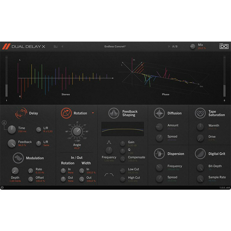 UVI Dual Delay X(IC[i)(s)