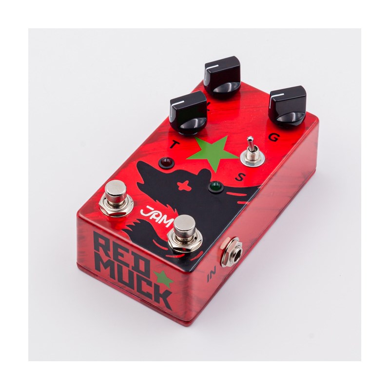 楽器種別：新品JAM Pedals/新品 商品一覧＞＞エフェクター【30，000円〜60，000円】 商品一覧＞＞ギター用エフェクター/歪み系/ファズ/JAM Pedals 商品一覧＞＞安心してお買い物頂けるよう、コンパクトもマルチも丁寧梱包でお届けします！JAM Pedals Red Muck mk2商品説明71年のtriangleとその後の Red Army / Civil WarマフにインスパイアされたRed Muckはmk.2となり、より幅広いサチュレーションとコンプレッション、サステインを生み出すファズペダルへと進化しました。新たに搭載されたブースト・スイッチは回路内の特別なセクションを機能させ、よりファットなファズ・ディストーションの壁を作り出します。またローゲインの設定で使用すればハイゲイン・ステージのフット・スイッチとして機能します。2ウェイ・トグル・スイッチは対称クリッピング（Red Muck mk.1と同じ）と非対称クリッピング「+」の設定を切り替えることが可能で、あなたの求めるサウンドが、サステインの豊かな初期のマフサウンドであっても、マッシブなストーナー・ファズ・ディストーションの壁の様なサウンドであっても対応する事が可能です。■コントロール-LEVEL：出力を調整します。-TONE：音色を調整します。-GAIN：歪みの量を調整します。-内部トリマー：ブーストのレベルを調整します。2ウェイ・トグル・スイッチ：（左）対称クリッピング設定（Red Muck mk.1と同じ）、（右）非対称クリッピング設定。フット・スイッチ-右：エフェクトON/OFF-左：ブーストON/OFF■仕様1.トゥルー・バイパス2.9V DCアダプター（チップがマイナス側）で動作します。3.消費電力：12 mA4.寸法：7.5 x 12 x 5.6 cm（ジャック、ポット等を含む）5.重さ：300gイケベカテゴリ_エフェクター_ギター用エフェクター_歪み系_ファズ_JAM Pedals_新品 SW_JAM Pedals_新品 JAN:5214001611171 登録日:2024/04/16 エフェクター コンパクトエフェクター ストンプボックス