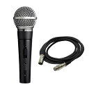 楽器種別：新品ダイナミックマイク/SHURE 商品一覧＞＞ダイナミックマイク【10，000円〜20，000円】 商品一覧＞＞レコーディング機器買うなら、当店で！専門スタッフが迅速丁寧に対応します！SHURE SM58SE+ マイクケーブル（XLRメス-XLRオス / 5.0m）セット商品説明■SM58SE　マイクケーブルセット※マイクケーブルは在庫状況により同等品に代えさせて頂く場合がございます。■SM58SEどこのスタジオにも常設されているダイナミックマイクの大定番の手元スイッチ付きです。マイクに迷ったらコレを選べば間違いなし！ボーカルの温かさと繊細さを引き出し、磨き抜かれた音質と高い信頼性を誇る、ダイナミック・マイクロホン。バックグラウンドノイズを低減し、ボーカルを際立たせるカーディオイドの指向特性。ハンドリングノイズやポップノイズへの対策も万全です。■主な仕様・指向特性： カーディオイド・周波数特性： 50Hz〜15，000Hz・インピーダンス： 150Ω・開回路感度： -54.5dB re 1V/Pa・コネクタ： XLR3ピン、オス・寸法・重量： φ51×全長165mm、310g・付属品： マイクホルダ、マイクポーチ、3/8→5/8変換ねじ■ケーブル仕様一般的なマイクで使用される三点接続のオスメス端子ケーブルです。・5m XLRオス-XLRメス■カラー・ブラックイケベカテゴリ_レコーディング＆PA機器_ダイナミックマイク_SHURE_新品 登録日:2023/09/30 マイク ダイナミックマイク シュア シュアー