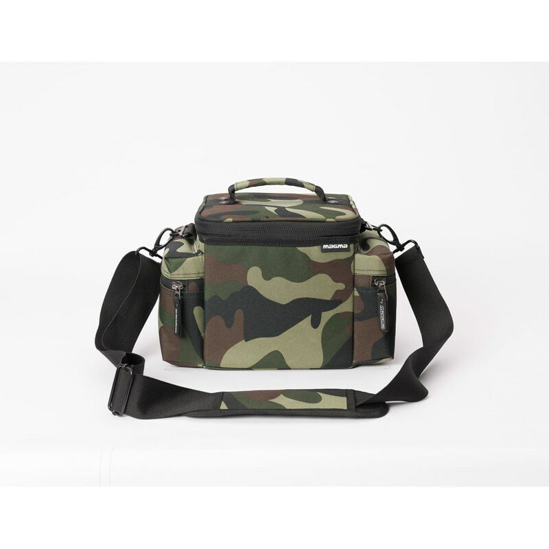 あす楽 MAGMA 45 RECORD-BAG 100 CAMO-GREEN 7インチレコード用バッグ 