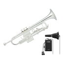 楽器種別：新品Bb トランペット/Bach 商品一覧＞＞Bb トランペット【95，000円〜185，000円】 商品一覧＞＞サックス買うなら、当店で！専門のスタッフが丁寧に検品・調整しているので安心です！Bach TR-600 SP【Bb トランペット】 【サイレントブラス SB7J セット】 【2024 trumpet fair】商品説明V.Bach TR-600 SP Bb管 トランペットVincent Bach1890年、ウイーンで生まれたヴィンセント・シュローテンバッハ（Vincent Schrotenbach）は壮麗なサウンドに惹かれてトランペットの演奏を始めます。ヴィンセントはまた、技術の才に長け、機械工学の学位を習得しますが、将来を約束されたエンジニアとしての道ではなく音楽家としての道を進みました。英語読みの芸名「ヴィンセント・バック」として、ヨーロッパ各国でリサイタルを行い優れたソリストとして名声を高めました。第一次世界大戦を契機としてアメリカに渡り、ボストン交響楽団、メトロポリタン歌劇場管弦楽団の第一トランペット奏者として活躍ストラビンスキーの火の鳥やペトルーシュカのアメリカ初演も行います。 演奏活動を続けているうちに、マウスピースの重要性を痛感し、高品質のマウスピース製作への情熱に目覚めたヴィンセントはニューヨークのセルマー・ミュージックストアの裏に工房を作り、マウスピースの改造と製作を始め、研究に明け暮れます。そして1918年に、本格的にマウスピース製作を始め、バック最初のトランペットは、1924年に生まれました。演奏家は、これはまさに、トランペットにおけるストラディバリウスだ、と評しました。バック・ストラディバリウスモデルの誕生です。そしてヴィンセントが70歳を迎えた1961年、自分のコンセプトを後生に伝えるために、 多数の高額なオファーを断りバックの工場を以前から親交の深かったセルマーUSA社（現コーン・セルマー社）に委ねました。1976年に亡くなるまで、ヴィンセントはバックの楽器デザインと製造に密接に関わり続け将来創りたかった楽器にまで及ぶ数千枚の詳細な設計図とマニュアルを遺しました。 現在に至るまで、バックは最高の金管楽器として、世界中のあらゆるプレーヤーに愛され続けています。TR600手頃な価格でありながら、1.3番スライド指掛けや非腐食性モネルメタルピストンヴァルブ採用など、上位機種並みの装備と、適度で心地よい吹奏感をもち、ビギナーにも安心してお使い頂けます。YAMAHA(ヤマハ) サイレントブラス(TM)SBJシリーズ SB7Jいつでも、どこでも、世界とつながる。サイレントブラスの進化を体験してください。時間や場所にとらわれず、好きなときに好きなだけ演奏したい…ヤマハの次世代サイレントブラスがそれを叶えます。より小さく、より軽量で、より自由に吹けるピックアップ ミュートと、ヤマハ独自のブラス レゾナンス モデリングを備えたパーソナル スタジオ。この 2 つを組み合わせる事で、ミュートを付けていることを忘れさせるほどの吹き心地を提供します。＜トランペット・コルネット用＞軽量・小型化されたピックアップミュート(TM) と心地よい響きを実現するBrass Resonance Modeling(TM) を搭載したパーソナルスタジオ(TM)STJを組み合せたセットです 。※こちらの商品はBach「TR-600 SP」とYAMAHA「SB7J」のセット販売となります。商品詳細仕様・Bb管 トランペット・4-3/4 / 2枚取りベル・ML(.460)ボア・シルバー仕上げ (銀メッキ)付属品・Bach 7C マウスピース・専用ケース（ショルダーストラップ付き）・その他 / バルブオイル、メーカー保証書イケベカテゴリ_トランペット_Bb トランペット_Bach_新品 登録日:2024/01/31 トランペット バック バッハ