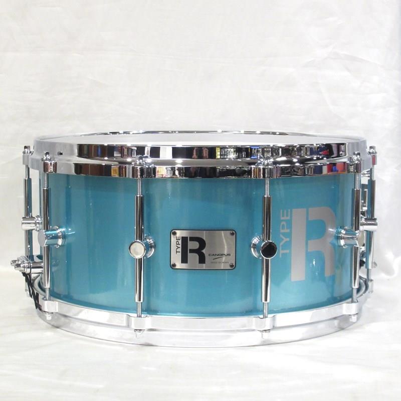CANOPUS MTR-1465DH [Type-R BULLET Snare Drum 14''6.5'' - Turquoise Me...