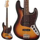 楽器種別：新品エレキベース/Fender Made in Japan 商品一覧＞＞エレキベース/Fender Made in Japan/Traditional Jazz Bass 商品一覧＞＞エレキベース【80，000円〜155，000円】 商品一覧＞＞当店のベースは、出荷前に専門スタッフが検品・調整しているので安心です！Fender Made in Japan Traditional 60s Jazz Bass (3-Color Sunburst) [新仕様]商品説明Fender Made in Japan Traditionalフェンダーの伝統的な楽器製作の美学と日本の洗練されたクラフトマンシップを融合することで導き出されたMade in Japan Traditionalシリーズ。フェンダーの正統なDNAが、確かなMade in Japanクオリティで蘇ります。Made in Japan Traditional Jazz Bassはグロスフィニッシュのバスウッドボディを採用。20本のヴィンテージスタイルフレットを装備した9.5インチラジアスのUシェイプメイプルネックがTraditionalシリーズならではのクラシカルな演奏性を提供します。4サドル式ヴィンテージスタイルブリッジ、そしてTraditionalシリーズのために選定されたオリジナルピックアップはリアルで音楽的なヴィンテージトーンを奏でます。堅実なギタークラフトマンシップと、プレイヤーのニーズに柔軟に対応する答えが、本シリーズに反映されています。【旧仕様との変更点】・ボディ/ネックデザインをUSデータに基づき変更・カラーをUSカラーに合わせて調色・ピックガード材をUS製品材料を元に再構築・P.UにAlnico 5を全製品に採用。よりVintageサウンドに近くなりました・ヘッドロゴをトップコート下に変更し、デザインもUSデータを元に変更・ナット幅、指板ラジアスを変更※画像はサンプルです。材質の特性上、木目/色合いは一本ごとに異なります。商品詳細Body Material: BasswoodBody Finish: Gloss PolyesterNeck: Maple， U ShapeNeck Finish: Gloss UrethaneFingerboard: Rosewood， 9.5 (241 mm)Frets: 20， VintagePosition Inlays: White Dot (Rosewood)Nut (Material/Width): Bone， 1.5 (38.1 mm)Tuning Machines: Vintage-StyleScale Length: 34 (86.36 cm)Bridge: 4-Saddle Vintage-StylePickguard: 3-Ply Black (392)， 3-Ply Mint Green (302， 306， 340)， 4-Ply Tortoiseshell (300， 305)Pickups: Vintage-Style Single-Coil Jazz Bass (Bridge)， Vintage-Style Single-Coil Jazz Bass (Middle)Pickup Switching: NoneControls: Volume 1. (Middle Pickup)， Volume 2. (Bridge Pickup)， Master ToneControl Knobs: Black PlasticHardware Finish: Nickel/ChromeStrings: Nickel Plated Steel (.045-.105 Gauges)ソフトケース付属イケベカテゴリ_ベース_エレキベース_Fender Made in Japan_Traditional Jazz Bass_新品 JAN:0885978483341 登録日:2020/03/24 エレキベース フェンダー ふぇんだー フェンダージャパン フェンジャパ フェンダーJ ジャズべ ジャズベース