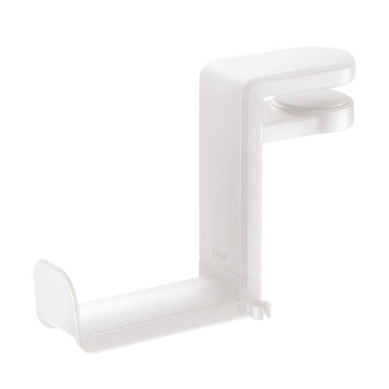 SANWA SUPPLY PDA-STN18W (ホワイト)(サンワサプライ)(ヘッドホンフック)(ヘッドホンハンガー)(回転式)