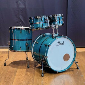 Pearl Masters Maple 4pc Drum Kit - #850 Aqua Turquoise Stripe [BD22TT10&12FT16THL-10302]ڥ٥Ÿòʡ