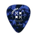 Grover Allman Vintage Celluloid Pro Picks 1.14mm [Blue] x10Zbg