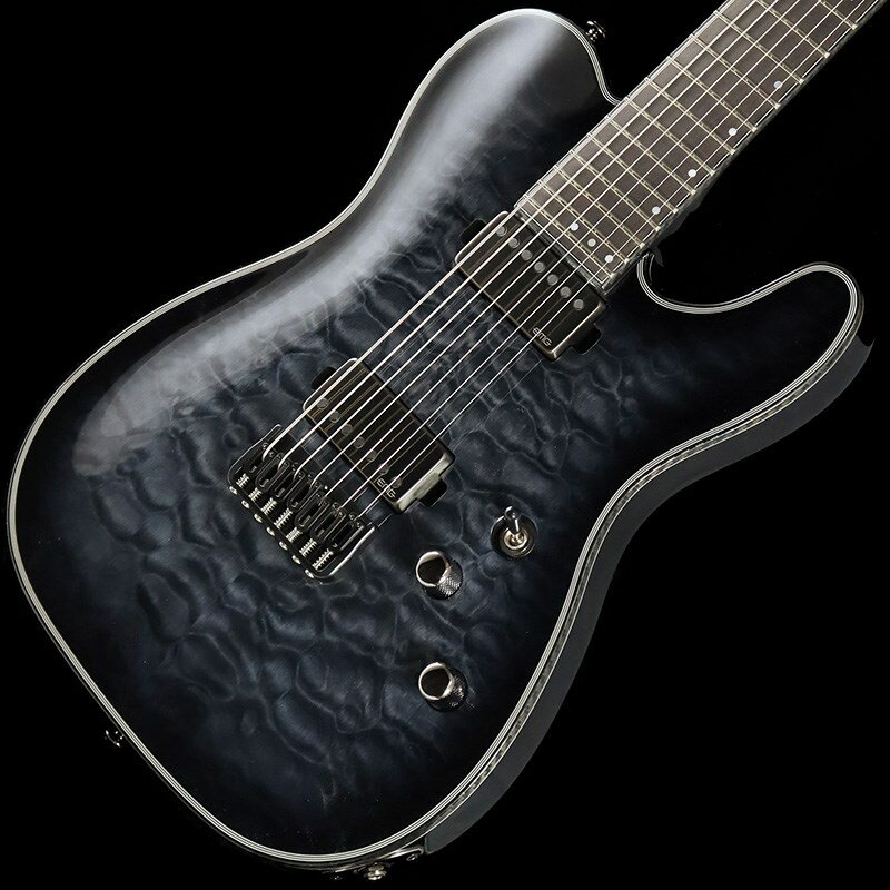 楽器種別：新品エレキギター/SCHECTER 商品一覧＞＞エレキギター【105，000円〜205，000円】 商品一覧＞＞当店のギターは、出荷前に専門スタッフが検品・調整しているので安心です！SCHECTER Hellraiser Hybrid PT-7 [AD-PT-7-HR-HB] (TBB)商品説明SCHECTER Diamond Series HELLRAISER HYBRID COLLECTION国内外を問わず、圧倒的な人気を誇るシェクターダイアモンドシリーズ！入手しやすい価格帯で設定されたコストパフォーマンスモデルのダイアモンドシリーズから、演奏性、本格的なサウンド、高級感に溢れたルックスのHELLRAISER HYBRIDのPT7弦モデルが登場です！シースルーカラーのHELLRAISERでは定番のマホガニーバック/メイプルトップに、BLACK JACKシリーズの薄めのボディ厚、ネックグリップを採用し、より演奏性を高めたスペックとなっております。また、ピックアップはリアにEMG 57-7を搭載し広いヘッドルームとアクティブならではのスムースさを兼ね備えPAF系からの乗り換えにも違和感のないナチュラルなサウンドを押し出します。そしてフロントにはEMG 57と抜群の相性を誇るEMG 66-7を搭載し、高音域を引き出しながら滑らかなミッド、ローをアウトプット。そして指板にはエボニーを採用し、速いレスポンスを引き出します。コントロールはシンプルなVOL×1、TONE×1でタップ機能はありませんが扱いやすいコントロールとなっております。※画像はサンプルです。製品の特性上、杢目、色合いは一本一本異なります。商品詳細BODY: Mahogany w/Quilted Maiple topNECK: Maple 3-pc w/Carbon Fiber Reinforcement RodsFINGER BOARD: EbonySCALE: 26 1/2 (673mm)FRETS: 24 X-JumboCONSTRUCTION: Set-Neck w/Ultra AccessPICK UPS: EMG 57-7H(R) / EMG 66-7H(F)BRIDGE: Hipshot Hardtail w/Thru-bodyCONTROLS: Volume/Tone/3-Way SwitchCOLOR: Trans Black Burst (TBB)ソフトケース付属イケベカテゴリ_ギター_エレキギター_SCHECTER_新品 JAN:4518533034721 登録日:2022/07/17 エレキギター シェクター