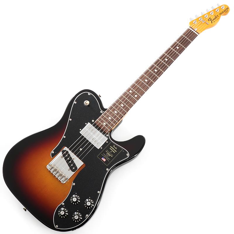 Fender USA American Vintage II 1977 Telecaster Custom (3-Color Sunburst/Rosew...