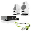 IK Multimedia iLoud Micro Monitor+ARC Studio 2.0mケーブルセット (ホワイト)(アイケーマルチメディア)(モニタースピーカー)(スタンドアローン音響補正ハードウェア・プロセッサー)