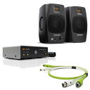 ADAM D3V+ARC Studio 1.0mケーブルセット (ブラック)(IK Multimedia)(アイケーマルチメディア)(アダム)(モニタースピーカー)(スタンドアローン音響補正ハードウェア・プロセッサー)