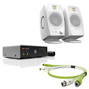 ADAM D3V+ARC Studio 1.0mケーブルセット (ホワイト)(IK Multimedia)(アイケーマルチメディア)(アダム)(モニタースピーカー)(スタンドアローン音響補正ハードウェア・プロセッサー)