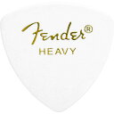 Fender USA Classic Celluloid 346 Triangle Shape Pick【ホワイト/Heavy】
