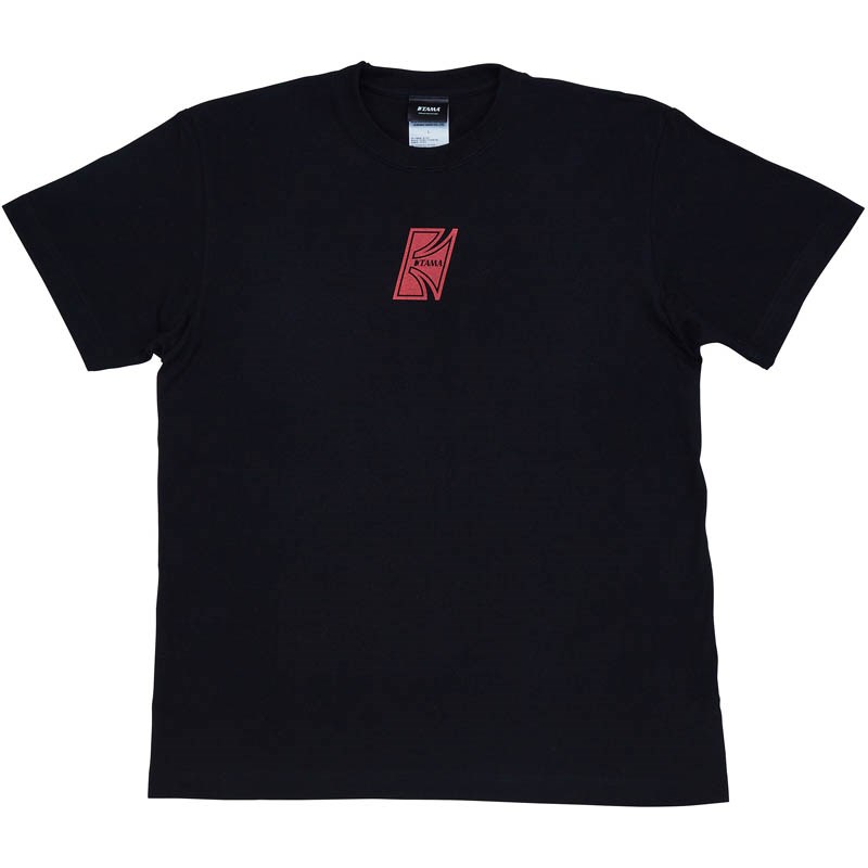 TAMA Lifestyle Item / TAMA T Logo T-shirts Black / L [TAMT006L] ڤʡ