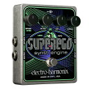 楽器種別：新品コンパクトエフェクター/Electro Harmonix 商品一覧＞＞コンパクトエフェクター【20，000円〜45，000円】 商品一覧＞＞安心してお買い物頂けるよう、コンパクトもマルチも丁寧梱包でお届けします！Electro Harmonix SUPEREGO商品説明SUPEREGO Synth Engine（スーパー・イーゴー・シンセ・エンジン）は、弾いた音をサンプリングして無限のサステインを生み出します。コード等をフリーズ（鳴ったままに）すれば、その上にソロ等を重ねて弾けます。フリーズした音を次の音に滑らかにグリスすればシンセのポルタメントのような効果を出せます。フットスイッチを踏む度にサウンドを次々に重ねる事もでき、その場合前の音をどれだけ残すのか等を設定できます。エフェクト・ループも搭載しているので、SUPEREGO のエフェクト音に更に別のエフェクトをかけられます。そしてなんと、フットスイッチを操作しなくても、本機が自動で単音やコードをフリーズするオート・モードもあります。誰も体験したことのない、まさにエレハモならではのペダルです。【3つのモード】ラッチ／モメンタリー／オートがあります。●モメンタリー・モード：フット・スイッチを踏んでいる間だけ音をフリーズします。フリーズ音のフェイド・イン／アウトはSPEED コントロールで調整できます。●ラッチ・モード：踏む度にどんどん音を重ねます。重ねる前の音の音量はLAYER コントロールで調整できます。●オート・モード：単音やコードを探知しフリーズします。フリーズ音はSPEED コントロールでフェイド・アウトを調整できます&#9654;コントロール●SPEED/LAYER：モードにより、フリーズ音のフェイド・イン／アウドや重ねる前の音量を調整します。●GLISS：フリーズした音を次の音に変化させるスピードを調整します。●DRY：エフェクトが掛かっていないドライ音の音量を調整します。●EFFECT：エフェクト音の音量を調整します。寸法：91W×50H×118Dmm重量：330g電源：AC アダプター付属イケベカテゴリ_エフェクター_コンパクトエフェクター_Electro Harmonix_新品 JAN:0683274011271 登録日:2012/07/27 エフェクター コンパクトエフェクター ストンプボックス エレハモ エレクトロハーモニクス エレクトロハーモニックス