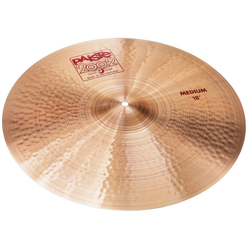 楽器種別：新品PAiSTe/2002 商品一覧＞＞PAiSTe/新品 商品一覧＞＞ドラム【25，000円〜60，000円】 商品一覧＞＞シンバル/クラッシュ/PAiSTe 商品一覧＞＞安心してお買い物頂けるよう、スネアもシンバルも丁寧梱包でお届けします！PAiSTe 2002 Medium 18商品説明＜2002シリーズ＞パイステの伝統、2002シリーズ。暖かみがあり、透き通るようなクリアな音色、あらゆるスティックワークに敏速に反応する鋭いレスポンス・・・・・。2002はパイステシンバルの歴史を築き、そのサウンドは最新モデルにも継承されています。柔らかく落ち着いた美しい響きの中にハイピッチでエネルギッシュなバイブレーションが際立つ2002シリーズはライブ派ドラマーの良き片腕です。2002：ミディアム・18インチアタックとサスティーンのバランスが良い、色彩豊かなサウンド。パワーを求めるクラッシュシンバルとしてはもちろん、ミディアムウェイトのライドシンバルとしても使用できます。イケベカテゴリ_ドラム_シンバル_クラッシュ_PAiSTe_2002_新品 SW_PAiSTe_新品 JAN:0697643100107 登録日:2009/09/29 シンバル パイステ