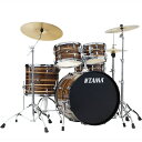TAMA 【期間限定!サイレントパックプレゼント!】IP52H6RC-CTW [Imperialstar 22 バスドラムキット / シンバル付属 / コーヒー...