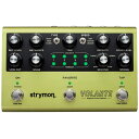 楽器種別：新品コンパクトエフェクター/strymon 商品一覧＞＞コンパクトエフェクター【40，000円〜85，000円】 商品一覧＞＞安心してお買い物頂けるよう、コンパクトもマルチも丁寧梱包でお届けします！strymon VOLANTE [マグネティック・エコーマシン]【新価格】商品説明あなたのペダルボードにVOLANTEが新たな表現力を加えてくれます。VOLANTEは、マグネティック・ドラムエコー、テープエコー、スタジオエコーの3タイプが可能なマルチヘッドディレイです。ルーパー機能やスプリング・リバーブも加え、そのサウンドはまさに天空からの響き。無限のサウンドメイキングをお楽しみください。VOLANTEは、過去に描かれた未来をモチーフにしたレトロフューチャーな世界を想像させるトーンを届けてくれます。アンビエントなエコーとオーガニックなフィードバック、わずかな歪みが、あなたが奏でる楽器を別の世界に誘います。Strymonの類まれな高いサウンドクォリティーと直感的な操作性が、あなたのペダルボードを別次元へ導きます。VOLANTEは、マグネティック・ドラムエコー、テープエコー、スタジオエコーの3つのマルチヘッドディレイに、ルーパー機能とビンテージ・スプリング・リバーブを加え、リミットレスな可能性をパワフルに見せてくれます。■サウンドデザインマルチヘッド・マグネティプ・メディア・ディレイ：フィードバック、パン、レベルが再生ヘッドごとに設定できます。プロセッサーの演算能力の限界に迫る複雑なアルゴリズムが、ビンテージ・マグネティックエコーシステム（ドラムエコー、テープエコー、スタジオオープンリールエコー）の細部＆ニュワンスまで再現します。エコーマシーンのトーンやメディアのコントロールも備えています。：Low Cut、 Mechanics、Wear入力録音レベルを搭載し、ピュアなクリーンサウンドからウォームで太いサチュレーション・サウンドまで設定できます。・独立スプリング・リバーブ（Spring Reverb）を搭載・サウンド-オン-サウンド（ループモード）に、リバース、ポーズ、スプライス、無限リピート機能を搭載■イン、アウト、スイッチハイインピーダンスステレオ入力ステレオ出力入力信号レベル切り替え（インストルメント、ライン）スイッチOn、Favorite、Tap Tempoフットスイッチエクスプレッションペダル入力：エクスプレッションペダル、Tapペダル、1/4→MIDIケーブル※strymon MultiSwitch Plusが接続できます。MIDI機能をフルサポートするMIDI in/outMIDI via コンピューターがUSBから可能です。■オーディオアナログドライ、ドライ信号はADAされません。高品位JFET アナログ入力段デザイン超低ノイズ設計、再高品位24-bit 96kHz A/D＆D/Aコンバージョン超高速演算DSP SHARC使用32-bit浮動小数点処理周波数特性：20Hz 〜 20kHzオーディオ入力インピーダンス：1M Ohmオーディオ入力インピーダンス：100 Ohm■電源、その他トゥルーバイパス（リレースイッチング）又はアナログ・バッファード・バイパス軽量＆頑丈アルミケース消費電流： 300mAザイズ：114.3 mm x 177.3 mm x 44.5 mmDesigned and built in the USAイケベカテゴリ_エフェクター_コンパクトエフェクター_strymon_新品 JAN:0852571008042 登録日:2019/02/14 エフェクター コンパクトエフェクター ストンプボックス ストライモン