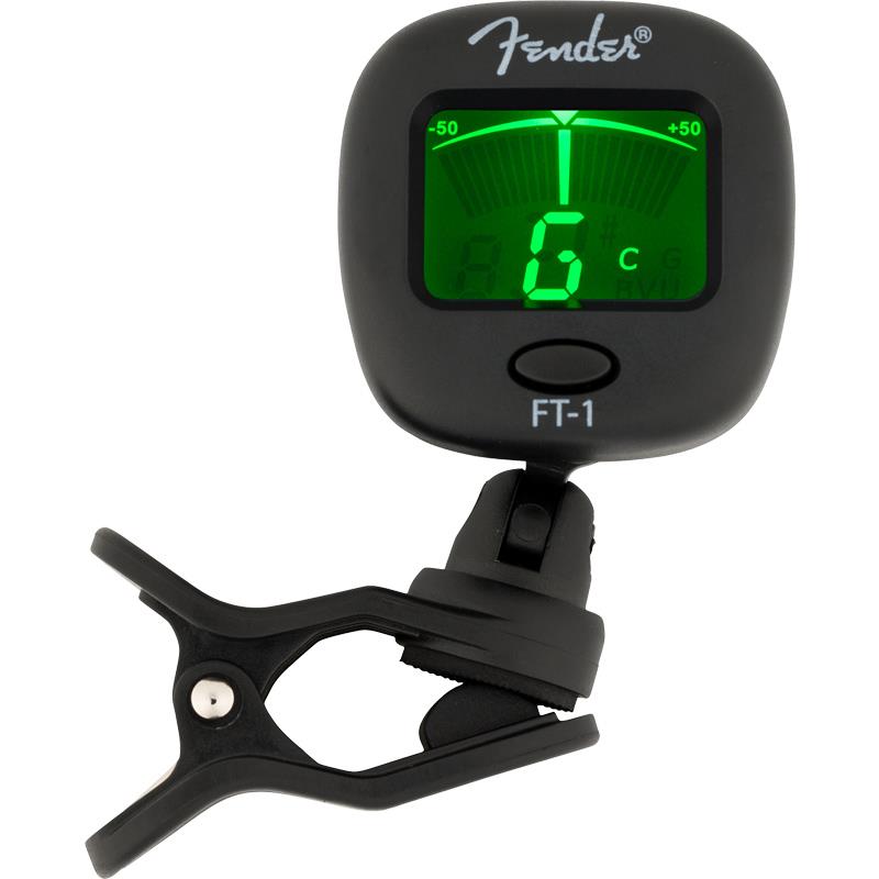 楽器種別：新品Fender USA/新品 商品一覧＞＞楽器アクセサリ【〜5，000円】 商品一覧＞＞チューナー・メトロノーム/クリップ式チューナー/Fender USA 商品一覧＞＞品揃え豊富な当店なら弦、パーツ、ケーブルなどのアクセサリーがまとめて揃います！Fender USA 【秋のSUPER SALE】 FT-1 Pro Clip-On Tuner (#0239978005)商品説明小ぶりながら多機能のFT-1 Pro Clip-On Tunerは、暗いステージ上でも迅速なチューニングを可能にします。本体に内蔵されたバイブレーションセンサーにより、様々な音が飛び交う環境でも簡単に操作できます。LCDディスプレイに表示される視認性の高いインジケーターは音程を正確に示し、完全に一致した時にはスクリーンのバックライトが緑色に変化します。デュアルヒンジ設計のFT-1は、楽器のヘッドストックのどちら側にも取り付けることができます。・チューニングモード：クロマティック、ギター、ベース、ヴァイオリン、ウクレレ・チューニングレンジ：B0 - B7・A4キャリブレーション：440Hz・チューニングタイプ：オートマティック・クリップオンチューナー・公差：+/- 1 セント・電源：3V CR2032電池（1個）・付属品：取扱説明書、CR2032電池（1個）イケベカテゴリ_楽器アクセサリ_チューナー・メトロノーム_クリップ式チューナー_Fender USA_新品 SW_Fender USA_新品 JAN:0885978762071 登録日:2026/05/25 フェンダー ふぇんだー