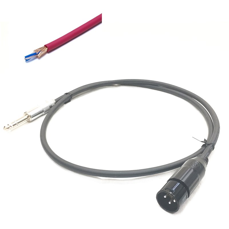 MOGAMI 2534 TXM 赤/2.0m【assy by oyaide・TRS-XLR(M)】【お取り寄せ商品・受注生産の為、納期別途ご案内】