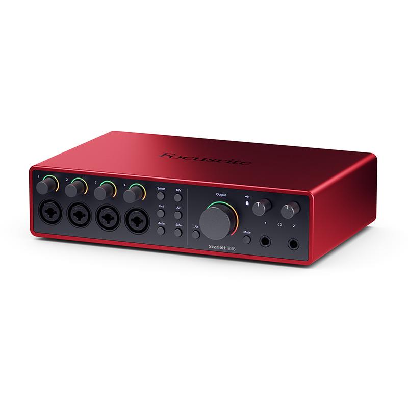 Focusrite Scarlett 18i16 Gen4 (Cubase LE付属)(18in16out・USBオーディオインターフェイス)(マイクプリアンプ4基搭載)(4th Gen)(フォーカスライト)(スカーレット) 2