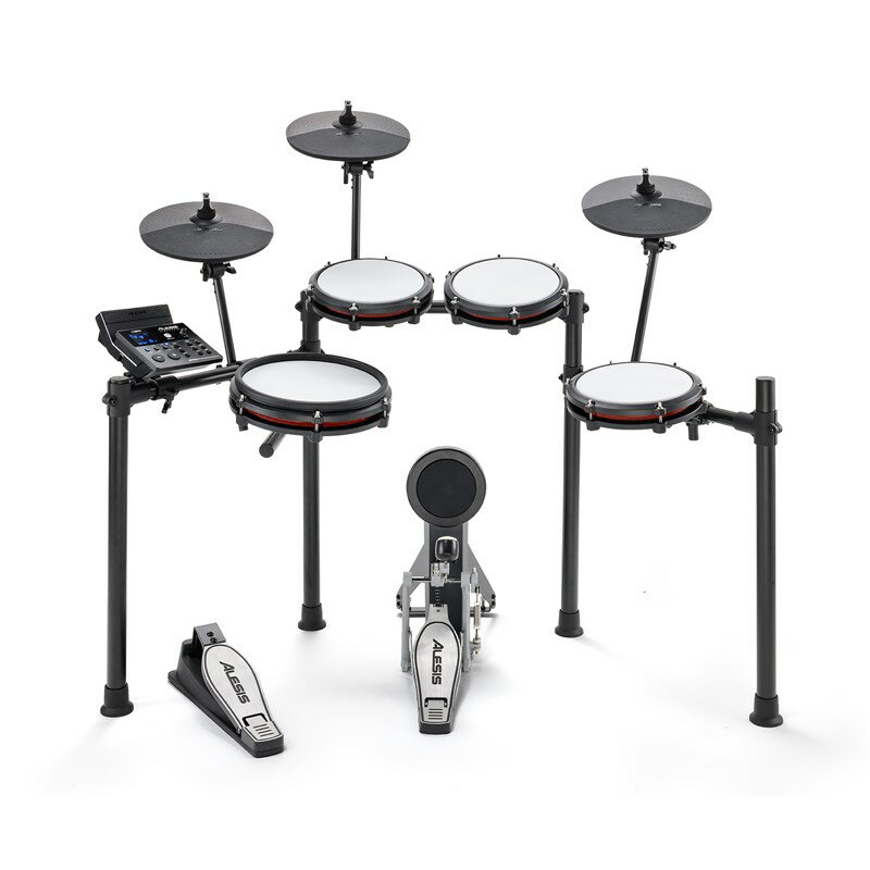 ALESIS Nitro Max Kit [Bluetooth付き8ピース・オールメッシュ電子ドラムキット]