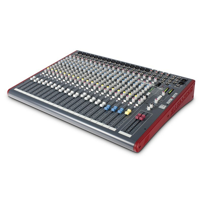 楽器種別：新品ミキサー/ALLEN&HEATH 商品一覧＞＞ミキサー【100，000円〜190，000円】 商品一覧＞＞レコーディング機器買うなら、当店で！専門スタッフが迅速丁寧に対応します！ALLEN&HEATH ZED22FX 【モノラル16ch+ステレオ3chアナログミキサー】商品説明★軽量、コンパクトなモノラル16ch+ステレオ3ch入力マルチパーパスミキサー★■イベント、ライブ、レコーディング等多目的に対応するモデル■入力　モノラルx16　ステレオx4■ワイドなゲインコントロールとローノイズを実現するDuoPreプリアンプ■コンデンサーマイク用48Vファンタム電源■USBオーディオ入出力■デジタルエフェクトプロセッサー搭載■USBオーディオ・USBケーブルでPCと接続し、簡単な設定を行うだけでオーディオ信号の入出力が可能。■MUSIQ・中域周波数可変の、レスポンスに優れた3バンドEQを搭載。・サウンドを調整するために最適化されたスロープ（Q）を設定したMusiQを採用。■ZED-FX・クラス最高峰、スタジオクオリティの高品位エフェクト。・ディレイ系を中心に、ルーム/ホール/アリーナなど広さによる響きの違いを表現するリバーブ各種、フランジャー、コーラスなど16種を搭載。・タップ・ディレイ、プリ・ディレイの設定、ルーム・サイズの変更、フランジャーのスピード変更など、パラメータの操作で細やかな音色作りも可能。■DUOPRE・2ステージ設計で、各ステージごとに入念にコントロールされたゲインが得られるDUOPREプリアンプを採用。・XLR入力端子からの信号を増幅する際のゲインは、69dBというワイドレンジながら、そのコントロール域にわたって均等に配分されるので、信号レベルを適切に制御可能。商品詳細【主な仕様】モノラル入力×16タイムディレイ含む16種類のエフェクト内蔵ノイトリック製XLR端子ノイトリック製フォーンジャックチャンネル・インサート広範囲のゲイン調整可能なDuoPreマイク／ライン入力MusiQ搭載3バンドEQプリフェーダーAUXセンド×2ポストフェーダーAUXセンド×1インターナルFXセンド×1ミュートインジケーター搭載サウンドイメージ・パンPFL・ピークインジケーターアルプス製100mmフェーダー2バンドEQ搭載のステレオ入力×4、追加音源用入力×1ステレオリターン＆プレイバック全入力にレベルコントロール搭載12段階のバーメーターモノラル／ステレオ切替可能なAUX1／2ステレオ出力ソースの追加USBステレオオーディオ入出力寸法（W×H×D）：645×98×465mm質量：約10.5kg※最新の動作環境はメーカーサイト等でご確認の上、お求めください。※店頭、または通信販売にて売却後、敏速な削除は心掛けておりますが、web上から削除をする際どうしてもタイムラグが発生してしまいます。万が一商品が売切れてしまう場合もございますので予めご了承ください。イケベカテゴリ_レコーディング＆PA機器_ミキサー_ALLEN&HEATH_新品 JAN:6938122235991 登録日:2022/05/21 ミキサー