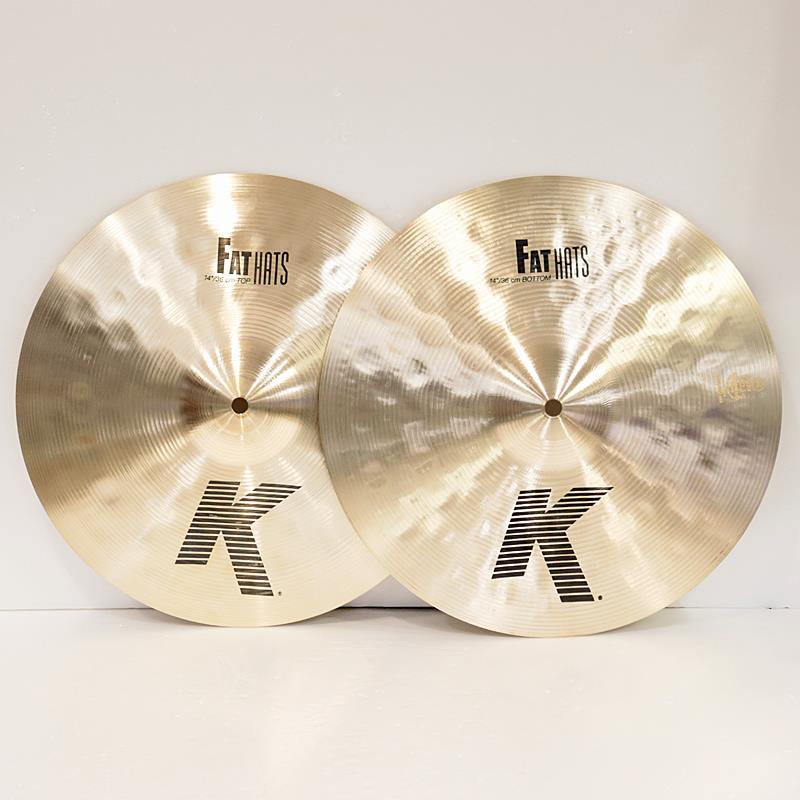 Пара шляп Zildjian K Fat Hats, 14" (NKZL14FATHHPR) — специальный набор для распродажи