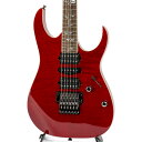 楽器種別：新品エレキギター/Ibanez 商品一覧＞＞エレキギター【225，000円〜420，000円】 商品一覧＞＞当店のギターは、出荷前に専門スタッフが検品・調整しているので安心です！Ibanez j.custom RG8570-RS商品説明待望の、RG j.custom 新モデル！j.customのコンセプトは非常にシンプルです。「厳選された材を使用し、日本屈指の熟練クラフトマンが組み上げる、常に高いプレイアビリティと優れたサウンドを追求するギター」、これは誕生以来、現在でも決して変わることがありません。このコンセプトを掲げ、さまざまに多様化するギタリストのスタイルや嗜好、要望に高い次元で応えるために、国内の工房で製作するIbanez最高峰のエレクトリック・ギター、それがj.customです。■RG j.custom Super Wizard 5pc Maple/Wenge ネック強度に十分配慮したうえでナチュラルなサウンドを志向した、メイプル材とウェンジ材を5pcに組み合わせて完成するネックです。極限まで軽い握り心地を好むプレイヤーに最適な、弾き易さと薄さとを追求した極薄Super Wizard シェイプを採用しています。ネック・バックは、まるで長年弾き込まれたギターのようにしっくりと手に馴染むVelvetouch (ヴェルヴェタッチ）仕上げです。■マカッサル・エボニー材指板硬質で優れた反応性を持つと同時に縦に入った縞杢も特徴のマカッサル・エボニー材に、j.customデザインの象徴のひとつでもあるポジション・インレイ Tree Of Lifeが映える、特別な指板です。■j.custom fret edge treatmentエッジ部分を球面のように丸く加工するカスタム・トリートメントです。球状に加工するのはもちろん、形状を揃えるのにも技術が必要で、熟練の職人のみが可能なこの加工は、1本1本手作業で丹念に行われています。そのストレスとは無縁の滑らかな感覚は、大きく左手のポジションを変える際に、きっと実感して頂けるはずです。■フレイム・メイプル材(4mm)トップ & アフリカン・マホガニー材ボディ豊かな中低音域特性を備えるアフリカン・マホガニー材ボディに、AAAグレードの杢目が美しいフレイム・メイプル材を貼り合わせています。■DiMarzio ピックアップネック・ポジションにはクリアかつウォームなサウンドが特徴のAir Norton、ミドル・ポジションにはブライトかつノイズ・レスなサウンドが特徴のTrue Velvet、ブリッジ・ポジションには高音域から低音域までバランスよく出力しパワフルなサウンドが特徴のThe Tone Zoneを搭載しています。■Lo-Pro Edge tremolo ブリッジロー・プロファイル設計を極めたオリジナル・トレモロ、Lo-Pro Edgeを搭載。ユニットを極力低く又ファイン・チューナーを後方に配置し設計することで、演奏時に手が当たりチューニングが狂う可能性を抑えています。■Gotoh machine headsスムーズな動作と信頼性、耐久性が世界中のギタリストに評価されているGOTOH製マシンヘッド。■Tilted Jack Cavityシールド・ケーブルのプラグを挿すジャック部分の木工は、一般的なサイド・ジャック仕様のギターと異なり、ストラップ・ピン方向からボディ内部に向け掘り込んで加工しています。これはケーブルをストラップに挟んで取り回し、アクシデントに拠る抜け落ちを防止するための工夫です。■Switchcraft Jackトラブルの少ない堅牢なつくりで定評の、Switchcraft社製パイプ・ジャックを採用しています。■GOTOH Strap Lockワンタッチで着脱可能なGOTOHストラップ・ロックを装備しています。■Easy Access Control Knobsアーミング時、手に干渉することが極力無いように出来るだけ低く、それでいて回し難くないギリギリの高さになるように、ボディ・トップに落とし込み処理をしたうえでコントロール・ノブを設置しています。■Luminlay 蓄光・指板サイド・ドット・ポジションマーク※画像はサンプルです。製品の特性上、杢目、色合いは一本一本異なります。商品詳細SpecsNeck Type: RG j.custom Super Wizard 5pc Maple/Wenge neckBody: AAA Flamed Maple (4mm) top/ African Mahogany bodyFretboard: Bound Macassar Ebony fretboard w/Tree of life inlay & Luminlay side dots inlayFret: Jumbo frets w/ j.custom fret edge treatmentMachine heads: Gotoh machine headsBridge: Lo-Pro Edge tremolo bridgeNeck Pickup: DiMarzio Air Norton (H) neck pickupMiddle Pickup: DiMarzio True Velvet (S) middle pickupBridge Pickup: DiMarzio The Tone Zone (H) bridge pickupControls， Pickup selector: 1 Volume， 1 Tone， 5-way lever switchHardware Color: Cosmo BlackString gauge: .009/.011/.016/.024/.032/.042 (D‘Addario EXL120)Strap Lock: Gotoh Strap lock pinsNeck DimensionsScale: 648mm/25.5Width at Nut: 43mmWidth at Last Fret: 58mmThickness at 1st: 17mmThickness at 12th: 19mmRadius: 430mmRハードケース付属◆Color:RS (Red Spinel)イケベカテゴリ_ギター_エレキギター_Ibanez_新品 JAN:4549763335135 登録日:2023/07/27 エレキギター アイバニーズ イバニーズ