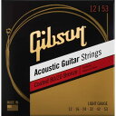 Gibson Coated 80/20 Bronze Acoustic Guitar Strings Light 12-53 SAG-CBRW12