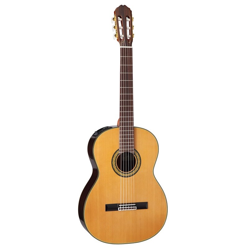 楽器種別：新品エレクトリックアコースティックギター/TAKAMINE 商品一覧＞＞エレクトリックアコースティックギター【85，000円〜165，000円】 商品一覧＞＞アコギ買うなら、当店で！出荷前の検品・調整はもちろん、丁寧梱包でお届けします！TAKAMINE PTU340N N 【お取り寄せ商品】商品説明〜 Takamine エレアコ300シリーズ 〜ナイロン弦特有のメローな響きを損なうことなくアンプりファイドすることができます。生音が重視されるソロギターはもとより、ラテン系などエスニックなサウンドから演歌まで、幅広い分野でご使用いただけます。伝統的なクラシックギターのプレイテイストをお好みの方にお選びいただいているシリーズです。〜プリアンプ CT-4BII (PTU) 〜フロントパネル上のTUNER POWERスイッチでON/OFF可能なクロマチック・チューナーを搭載。エレアコとしてプラグ・インしていない時でも手軽にチューニングが確認でき、電池の無駄な消耗を防ぐオート・オフ機能も装備。音質の補正はLOW、MID、HIGHの3バンドで調節が可能で、シンプルなコントロールシステムでありながら、プロユースに対応するサウンドクオリティーを実現します。[SPEC]・TOP：SOLID CEDAR・BACK：SOLID ROSEWOOD・SIDES：ROSEWOOD・NECK：MAHOGANY・FINGER BOARD：ROSEWOOD・SCALE：650mm・NUT WIDTH：51mm・PRE-AMP：CT-4BII (PTU)・COLOR：N (gloss)・WITH SEMIHARD CASE：SH-300※写真はサンプルです。材質の特性上、杢目・色合いは1本1本異なります。ご了承下さい。※こちらの商品はお取り寄せ商品につき、商品のお渡しまで1週間ほどお時間をいただく場合がございます。ご購入をお急ぎの方は、ご注文前に必ず納期をメール、もしくはお電話にてお問い合わせ下さい。当店から折り返し納期について返答させていただきます。また、メーカー長期在庫切れの場合、ご注文をキャンセルさせていただく場合がございます。あらかじめご了承下さい。イケベカテゴリ_アコースティック／エレアコギター_エレクトリックアコースティックギター_TAKAMINE_新品 JAN:4582270002992 登録日:2011/02/24 エレアコ タカミネ 高峰