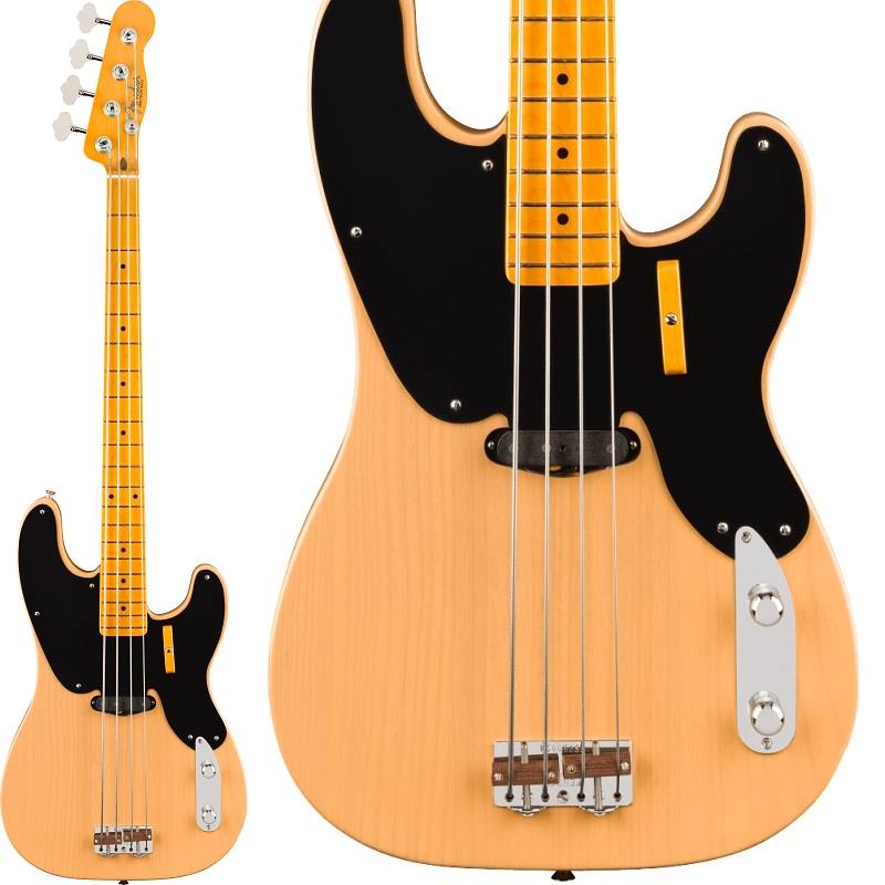 楽器種別：新品Fender USA/American Vintage II 商品一覧＞＞Fender USA/新品 商品一覧＞＞ベース【300，000円〜560，000円】 商品一覧＞＞エレキベース/PBタイプ/Fender USA 商品一覧＞＞当店のベースは、出荷前に専門スタッフが検品・調整しているので安心です！Fender USA 75th Anniversary American Vintage II 1951 Precision Bass (Butterscotch Blonde/Maple) 【The Spring Summer 2026 Campaign】商品説明【The Spring Summer 2026 Campaign】キャンペーン対象製品購入期間に、Fender MADE IN USA 製品全モデル、California アコースティック製品全モデル（ウクレレを除く）、Made in Japan Hybrid II 2026 Collection 全モデルをご購入＆ご応募いただいたお客様全員に、スペシャルギフトをプレゼント！※キャンペーンはご購入後お客様からお申込みいただく必要がございます。詳しくは下記をご参照下さい。※ご予約商品等キャンペーン期間後にお届けとなる商品はキャンペーン対象外となりますので予めご了承下さい。■対象製品Fender USA 全モデルCALIFORNIA アコースティック製品全モデル（ウクレレを除く）Made in Japan Hybrid II 2026 Collection 全モデル■キャンペーン期間対象製品購入期間：2026年4月29日（水・祝）〜 2026年7月31日（金）応募受付期間：2026年4月29日（水・祝）〜 2026年8月11日（火・祝）■プレゼント賞品：Fender USA 全シリーズ：ベース用ギグバッグ Fender FB620California アコースティック製品全モデル（ウクレレを除く）：Fender Monogrammed ストラップ + Player Electric /Acoustic カポタストMade in Japan Hybrid II 2026 Collection シリーズ：Mini Tech Kit(メンテナンス用ツールキット)詳しい応募方法などは【The Spring Summer Campaign 2026応募フォーム】でご検索下さい。※アウトレット品、中古品は対象外となりますのであらかじめご了承ください。-------------------------------------------------------------- 75th Anniversary Precision Bass Collectionは、75年にわたり築かれてきたアイコニックなベーストーンと、革新的なデザインを記念する特別なシリーズです。各75th Anniversary Precision Bassモデルは、プレシジョンベースが比類なきベースアイコンとして君臨してきた豊かな伝統と伝説的なトーンを体現します。ヴィンテージを愛するピュアリストから、最先端の機能を求めるプレイヤーまで、必ず満足できるモデルが揃っています。75th Anniversary Precision Bass Collectionは、プレシジョンベースの奥深いレガシーを体感しながら、Fenderの歴史の一部を所有できる特別なコレクションです。American Vintage II 1951 Precision Bassは、エレクトリックベース誕生の瞬間を記念する一本です。ニトロセルロースラッカーフィニッシュのレゾナンス豊かなスワンプアッシュボディは、ヴィンテージの風格を放ちます。1ピースメイプルネックと、ヴィンテージフレットを備えた7.25インチラジアス指板は、何十年にもわたり愛されてきたスムーズなプレイアビリティを実現します。75th Anniversary 1951 Single-Coil Precision Bassピックアップは、ポピュラー音楽の歴史を形作ってきたアタック感とクリアさを併せ持つオーセンティックなトーンを提供します。その他、Pure Vintage Precision Bassファイバーサドルを採用したヴィンテージ仕様のシリアル入りブリッジ、ヴィンテージスタイルのリバースギアベースチューナー、1-plyブラックフェノール樹脂ピックガードなどの特別な仕様をフィーチャーしています。この限定モデルは、オリジナルのプレシジョンベースの本質を見事に再現した、コレクターやベース愛好家にとって必見の一本です。※画像はサンプルです。製品の特性上、杢目・色合いは1本1本異なります。商品詳細Body Material: AshBody Finish: Gloss Nitrocellulose LacquerNeck: 1-Piece Maple， 1951 UNeck Finish: Gloss Nitrocellulose LacquerFingerboard: Maple， 7.25 (184.1 mm)Frets: 20， Vintage TallPosition Inlays: Black Dot (Maple)Nut (Material/Width): Bone， 1.70 (43.2 mm)Tuning Machines: Pure Vintage Reverse Open-GearScale Length: 34 (864 mm)Bridge: Pure Vintage 2-Saddle Precision Bass with Fiber Saddles， SerializedPickguard: 1-Ply Black PhenolicPickups: 75th Anniversary ‘51 Single-Coil Precision Bass (Middle)Pickup Switching: NoneControls: Master Volume， Master ToneControl Knobs: Knurled DomeHardware Finish: Nickel/ChromeStrings: Fender USA 9050L Stainless Steel Flatwound (.045-.100 Gauges)Case/Gig Bag: Included: Vintage-Style Tweed (Crushed Red Interior)ハードケース付属イケベカテゴリ_ベース_エレキベース_PBタイプ_Fender USA_American Vintage II_新品 SW_Fender USA_新品 JAN:0885978680283 登録日:2026/03/18 フェンダー アメリカンヴィンテージ