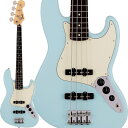 y Fender Made in Japan Junior Collection Jazz Bass (Satin Daphne Blue/Rosewood)