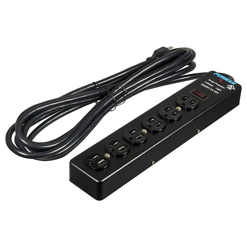 翌日配達 FURMAN SS-6 (SS6)(テーブルタップ)(3芯電源ケーブル)(6口電源タップ)(フ...