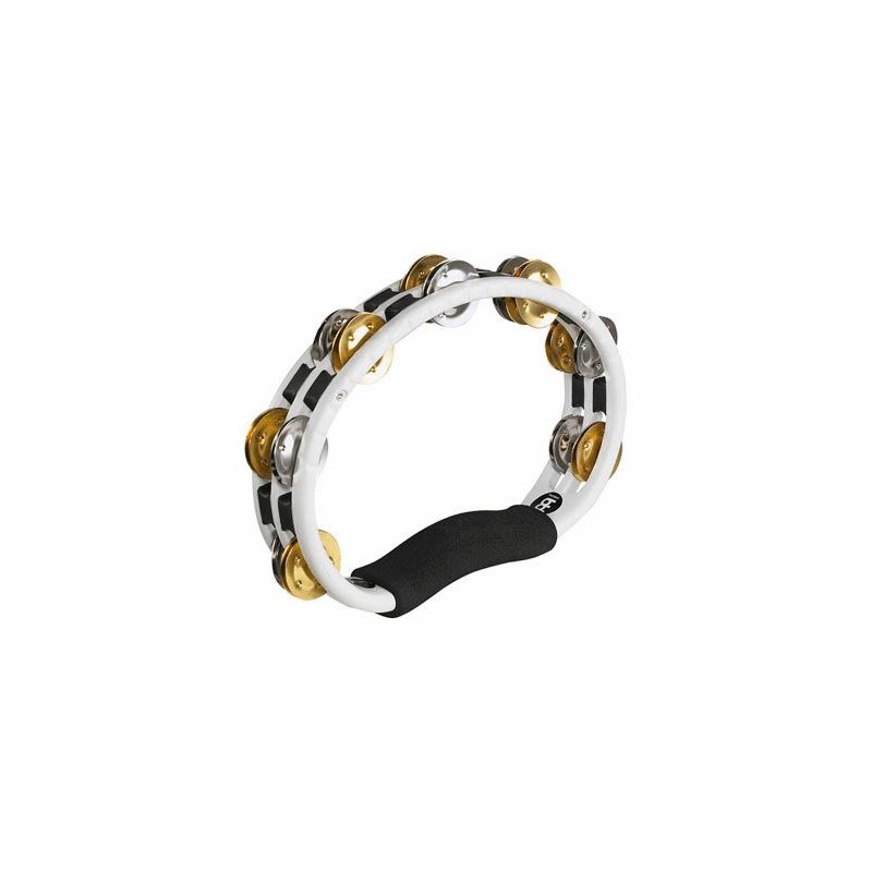 MEINL Recoeding-Combo Hand Held ABS TAMBOURINE - White [TMT1M-WH]