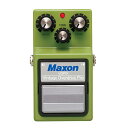 楽器種別：新品コンパクトエフェクター/MAXON 商品一覧＞＞コンパクトエフェクター【10，000円〜25，000円】 商品一覧＞＞安心してお買い物頂けるよう、コンパクトもマルチも丁寧梱包でお届けします！MAXON VOP9 【Vintage Overdrive Pro】商品説明純国産ブランドとして名高い「MAXON」。S.ヘンダーソン氏も「ドライブペダルの聖杯」と絶賛するのが「VOP9」！良質なヴィンテージアンプのドライブを意識し、艶のあるスムースドライブを特徴としています。プレイヤーの僅かなピッキングニュアンスに反応し表情豊かなドライブをメイク可能です。Gainの設定によってはクリーンブーストとしても機能するよう設計されておりノイズレスでフラットなブースト効果を得る事が可能です。また、バッテリーコンパートメント内に内部回路の動作電圧の切替スイッチを搭載し、18V/9V動作を切替え可能です。18Vではハイダイナミックレンジのドライブを得れ、9Vではヴィンテージテイストの温かみあるドライブを得ることが可能です。電池の電圧低下やAC電源の電圧変動による音質や機能の低下を起こさないDC/DCコンバータを搭載。どのような状況でも常に変化しないパフォーマンスを得ると事が可能です。TBS（トゥルーバイパススイッチ）を採用しており、エフェクターのOFF時には信号が回路を一切通らず完全なバイパス状態となり、信号の劣化を限りなく無くしております。スイッチにはOn/Off時のノイズを軽減させたメカニカルスイッチを採用しており、現代のプレイヤーが求める要素をしっかりと押さえております！トップギタリストが認めるMede In Japanドライブ！おすすめです！！●スペック●入力インピーダンス 500k ohms 出力インピーダンス 10k ohms以下 最大増幅率 46 dB（1.5kHz） 入力換算ノイズ -112dB以下（IHF-A） コントロール DRIVE、 TONE 、LEVEL 電圧スイッチ 18V(±9V)/ 9V(±4.5V) 回路供給電圧 18V(±9V)/ 9V(±4.5V) 消費電流 回路供給電圧18V(±9V)時　30mA/DC.9V 28mA/DC.10V 回路供給電圧9V(±4.5V)時　23mA/DC.9V 24mA/DC.10V 寸法 124mm(D)×74mm(W)×54mm(H) 重量 580g (電池含む) イケベカテゴリ_エフェクター_コンパクトエフェクター_MAXON_新品 JAN:4515615003354 登録日:2021/07/21 エフェクター コンパクトエフェクター ストンプボックス