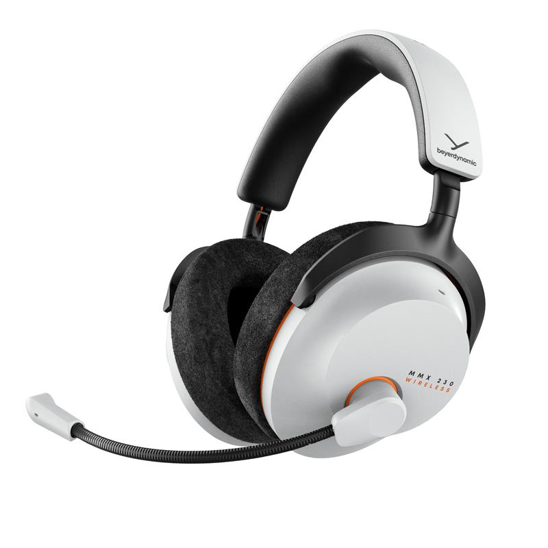 楽器種別：新品beyerdynamic/新品 商品一覧＞＞レコーディング【30，000円〜60，000円】 商品一覧＞＞ヘッドフォン・イヤフォン/ワイヤレスヘッドフォン/beyerdynamic 商品一覧＞＞パワーレックは、専門スタッフに気軽に相談できる渋谷発のDTM・レコーディング機材専門フロアです。beyerdynamic MMX 230 wireless arctic white (ワイヤレスゲーミングヘッドセット)(ベイヤーダイナミック)(MMX230)商品説明MMX 230 wireless ?ワイヤレスゲーミングヘッドセットMMX 230 wirelessは、MMX 200 wirelessからアップグレードされたワイヤレスゲーミングヘッドセットです 。プロフェッショナルグレードのオーディオ、高級素材、先進的な機能、そしてワイヤレスの自由度を兼ね備えています 。◆主な特徴:・軽量・コンパクトかつ人間工学に基づいた設計（重量：320g）。・交換可能なブラックベロアイヤーパッドによる快適な装着感 。・プレミアムな40mmダイナミックドライバー搭載 。・Bluetooth 6.0対応、省エネ設計 。・アクティブノイズキャンセリング（ANC）、トランスペアレンシー（外音取り込み）、サイドトーン機能 。・最大60時間の再生時間（ANCオフ時）。・低遅延USB-Cドングル使用時の遅延は30ms未満 。・フリップ・トゥ・ミュート機能付きの強力なMEMSマイク 。◆製品仕様（データシート）・トランスデューサー: ダイナミック型 。・音響設計: 密閉型 。・周波数応答: 20 - 20，000 Hz（ヘッドホンおよびマイク共通）。・対応コーデック: AAC， SBC， LC3 。・Bluetoothプロファイル: HFP， A2DP 。・通信距離: Bluetooth 20m / ドングル 8m 。・急速充電: 15分の充電で16時間のプレイが可能 。◆beyerdynamic アプリの機能専用アプリを使用することで、以下のカスタマイズが可能です 。・5バンドイコライザーによるサウンドチューニング 。・音楽ジャンル別の既製サウンドプリセットの利用 。・自動電源オフ時間の調整 。・音声プロンプト（英語・中国語）の設定 。・ソフトウェア（OTA）のアップデート 。◆付属品MMX 230 ワイヤレス本体、低遅延USB-Cドングル、USB-A to USB-Cアダプター、1.8m USB-Cケーブル、ソフトバッグ、クイックスタートガイド、コンプライアンスブックレット 。イケベカテゴリ_レコーディング_ヘッドフォン・イヤフォン_ワイヤレスヘッドフォン_beyerdynamic_新品 SW_beyerdynamic_新品 JAN:4533940370378 登録日:2026/03/19 ベイヤー ベイヤーダイナミック