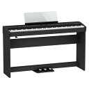 Roland FP-60X-BK (※沖縄、一部離島へのお届けは送料別途お見積り)(代引き不可)【スタンド&ペダルユニットセット】(電子ピアノ)