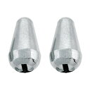 ALLPARTS CHROME USA SWITCH TIPS FOR STRATOCASTER&REG (QTY 2)/SK-0710-010y񂹏iz