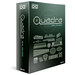 UVI Quadra: Metal & Wood(オンライン納品専用) (代引不可)安売り