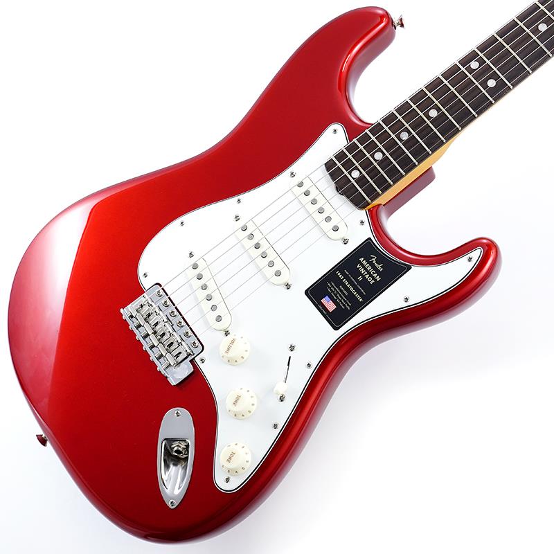 Fender USA American Vintage II 1965 Stratocaster (Candy Apple Red/Round-Lam Rosewood) 