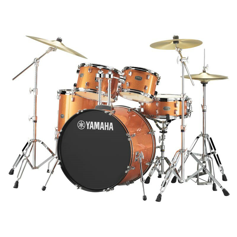 YAMAHA RDP2F5STD ORG [RYDEEN スタンダードセット / 22インチバスドラム / シェル + ハードウェア + スツール + ジルジャンシンバルセット / カラー：オレンジグリッター]