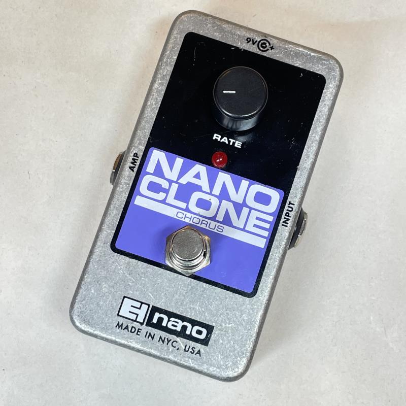 楽器種別：ユーズドElectro Harmonix/ユーズド 商品一覧＞＞エフェクター【〜10，000円】 商品一覧＞＞ギター用エフェクター/モジュレーション系/コーラス/Electro Harmonix 商品一覧＞＞安心してお買い物頂けるよう、コンパクトもマルチも丁寧梱包でお届けします！Electro Harmonix USED 中古 NANO CLONE商品説明Nanoサイズ版のSmall Clone。アナログ・コーラスだけが持つ、クリアーでリッチ、立体的でウォームな音色は他のコーラスでは得られません。商品詳細コンディション：使用に問題なし要了承箇所：なし付属品：なし保証：保証なし現状販売イケベカテゴリ_エフェクター_ギター用エフェクター_モジュレーション系_コーラス_Electro Harmonix_ユーズド SW_Electro Harmonix_ユーズド JAN:2500070846068 登録日:2026/03/08 エフェクター コンパクトエフェクター ストンプボックス エレハモ エレクトロハーモニクス エレクトロハーモニックス