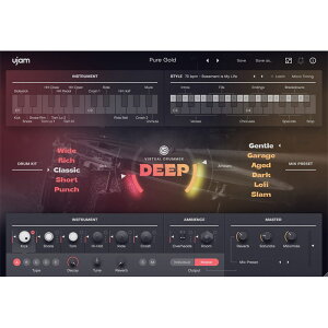 UJAM Virtual Drummer Deep(オンライン納品専用) ※代金引換はご利用頂けません格安セール